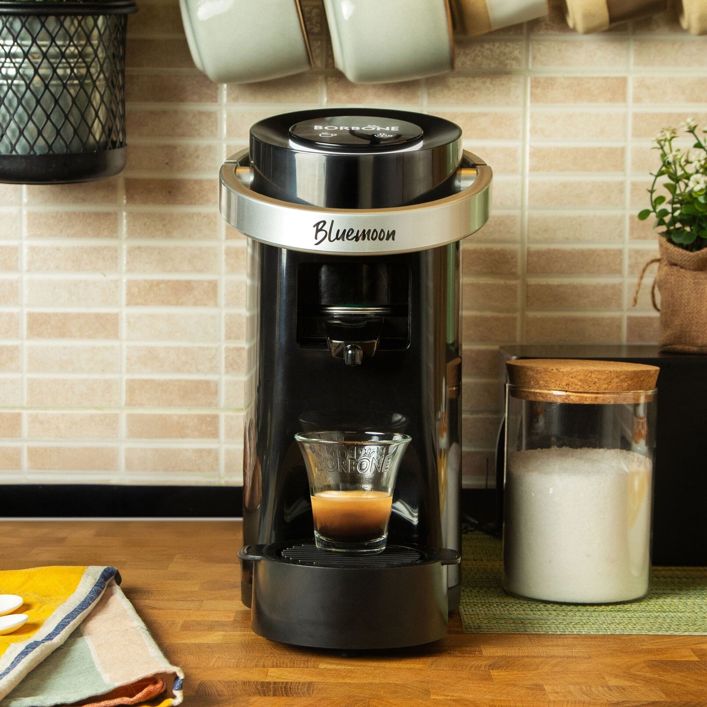 Macchinetta per caffè in cialde E.S.E. 44mm - Caffè Borbone BlueMoon