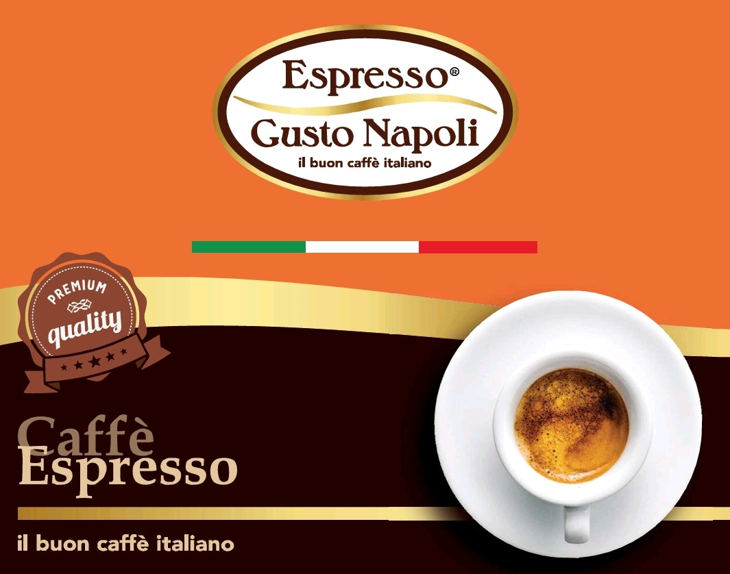 Espresso Gusto Napoli 100 capsule compatibili Lavazza a Modo Mio - miscela Cremosa
