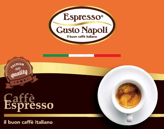 Espresso Gusto Napoli 100 capsule compatibili Lavazza a Modo Mio - miscela Cremosa